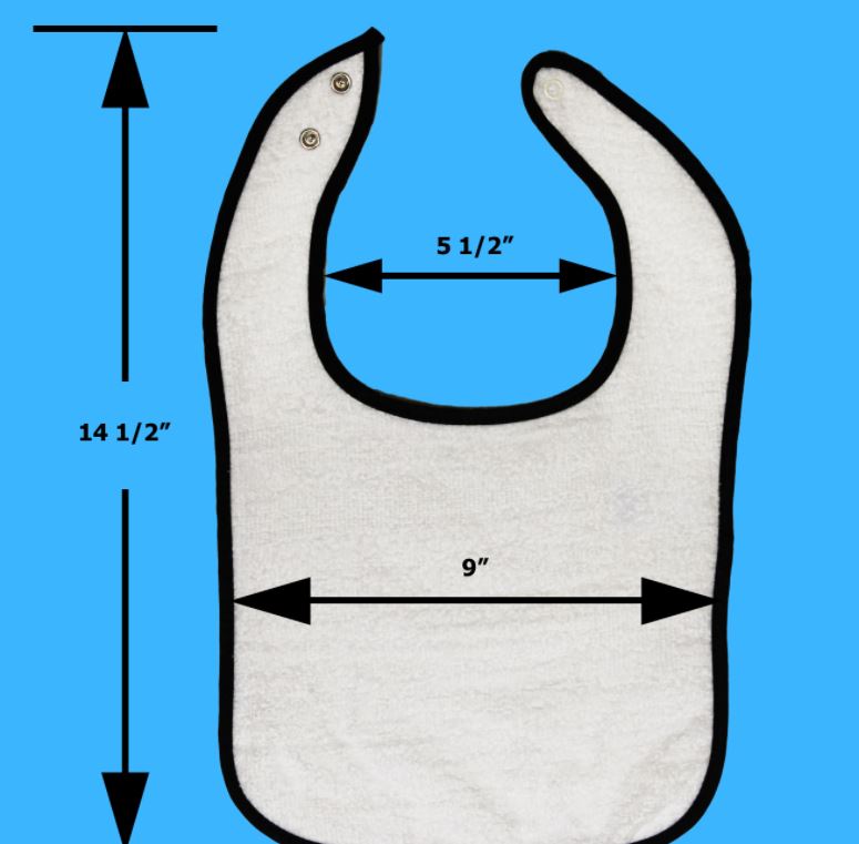 sassy bib size